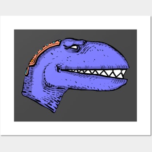 dino head Posters and Art